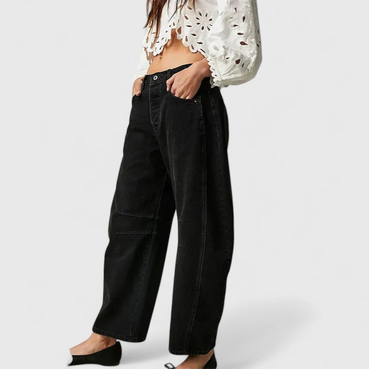 Rain - Comfortable Wide-Leg Trousers