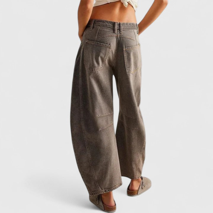 Rain - Comfortable Wide-Leg Trousers