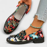 Alison – Multicolour Floral Loafers