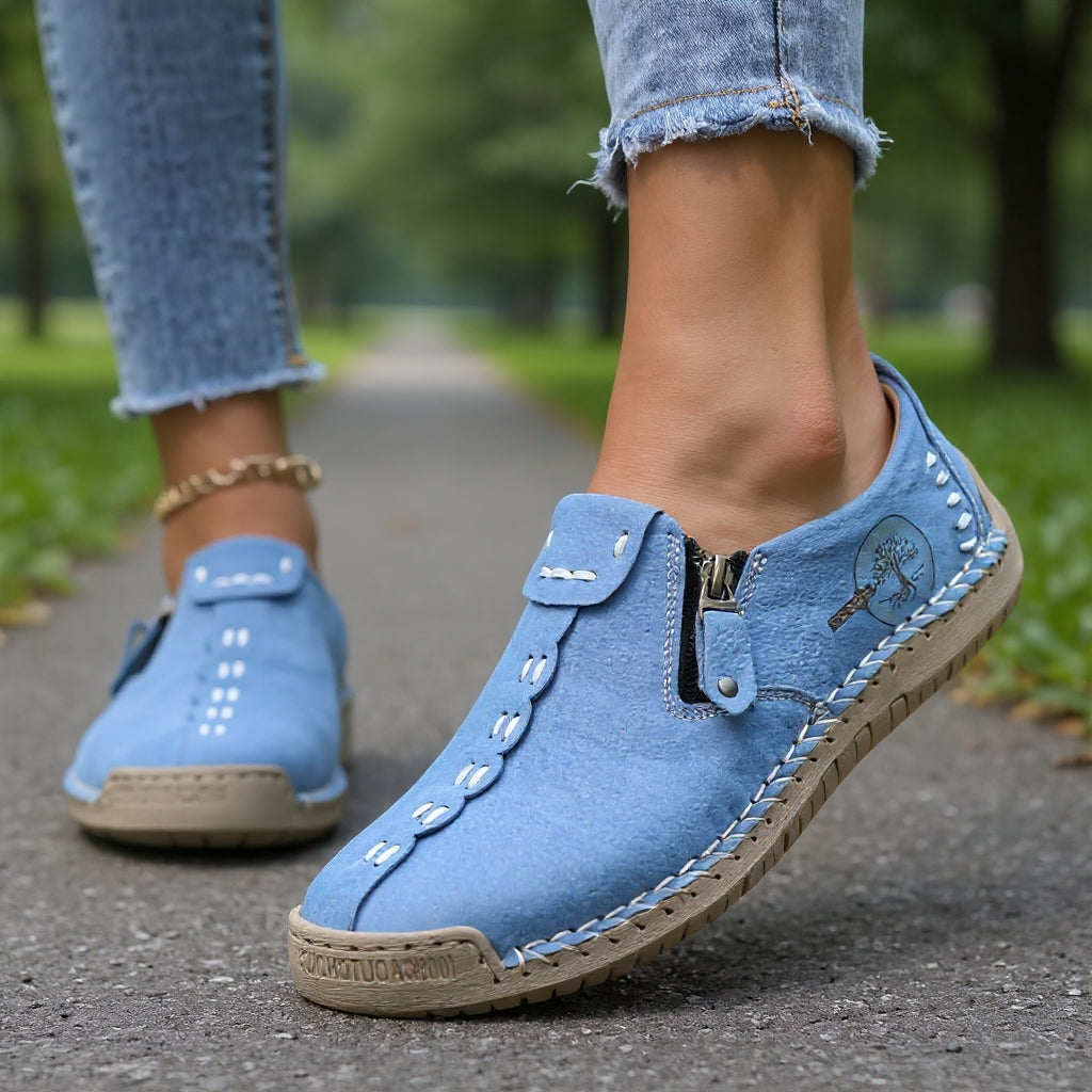 Elira - Comfort Trainers with Zipper