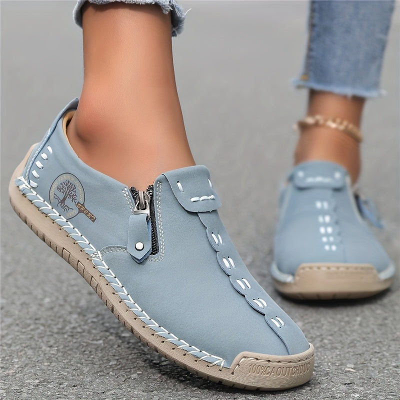 Elira - Comfort Trainers with Zipper