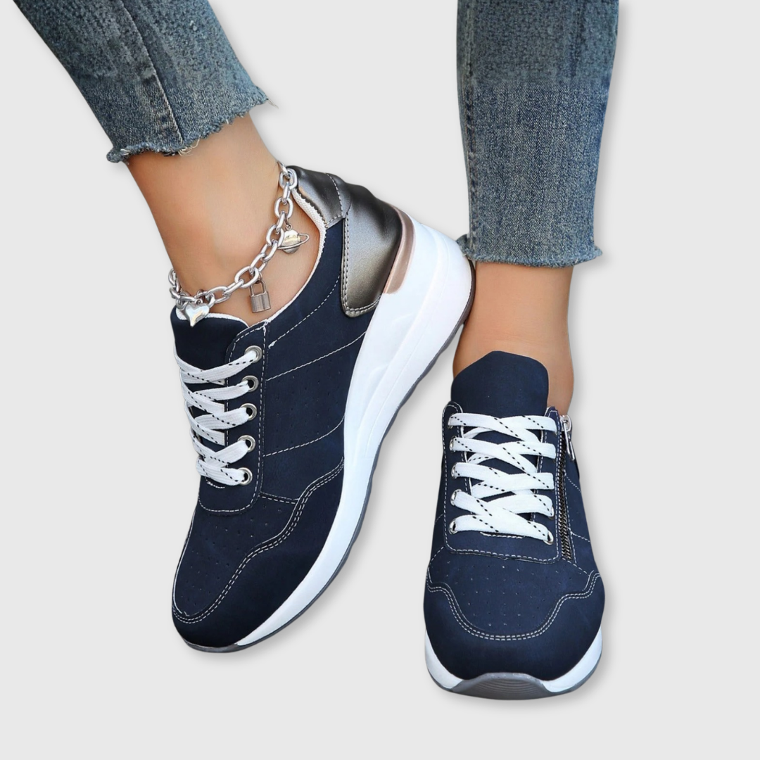Lucien - Zip-Up Orthopaedic Trainers