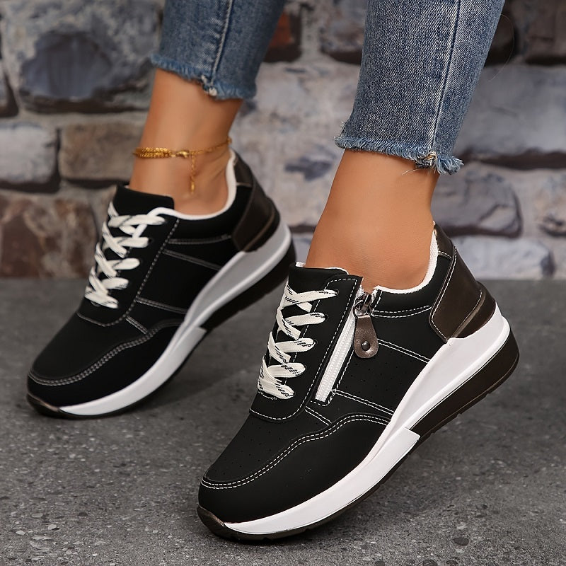 Lucien - Zip-Up Orthopaedic Trainers