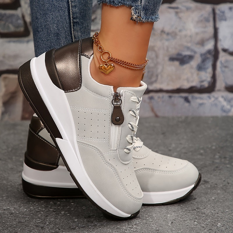 Lucien - Zip-Up Orthopaedic Trainers