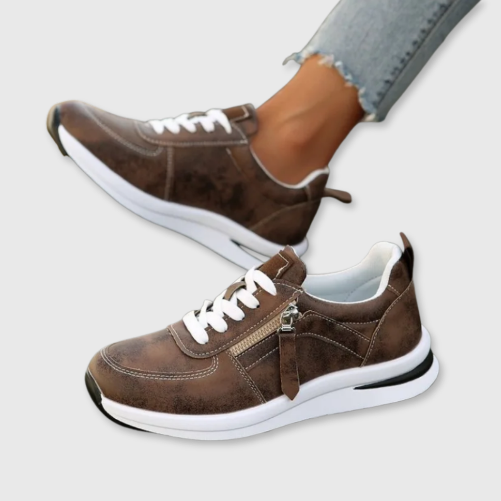 Karine - Zip-Up Orthopaedic Trainers