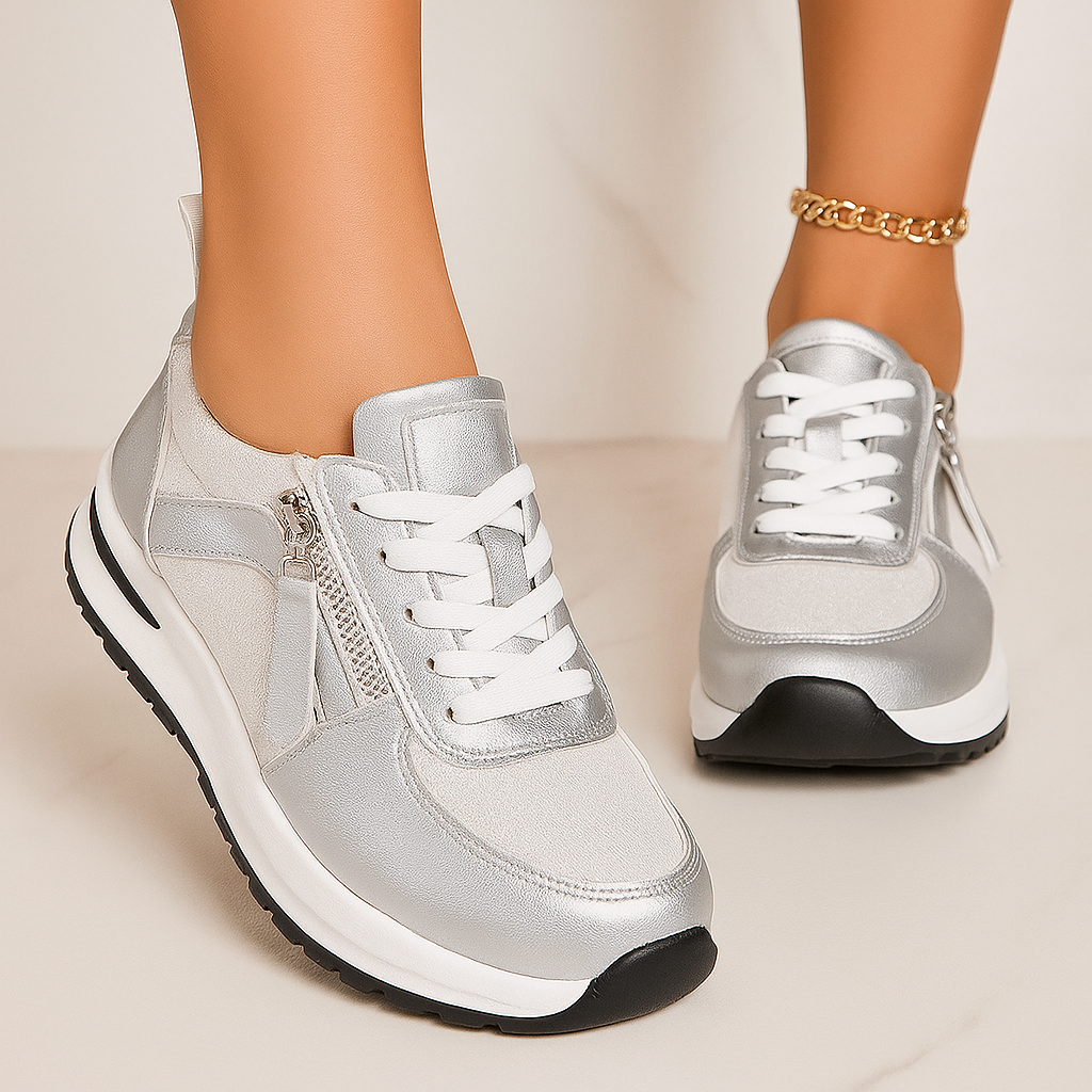 Karine - Zip-Up Orthopaedic Trainers