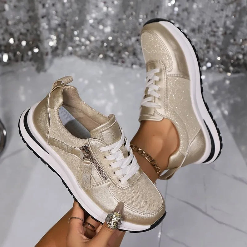 Karine - Zip-Up Orthopaedic Trainers