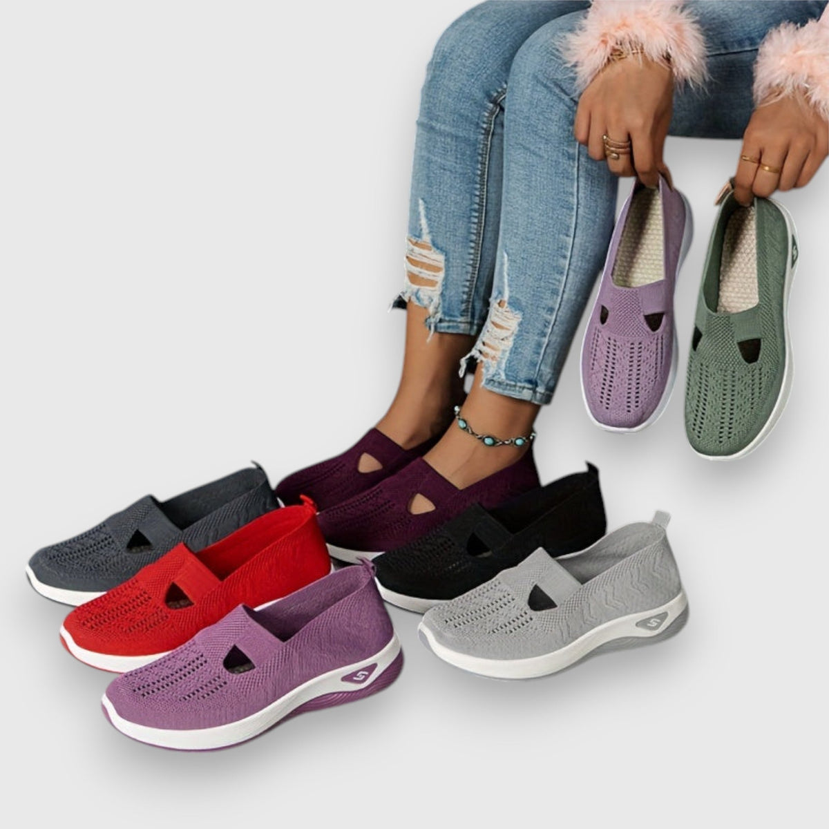 Laurie - Orthopaedic Slip-Ons