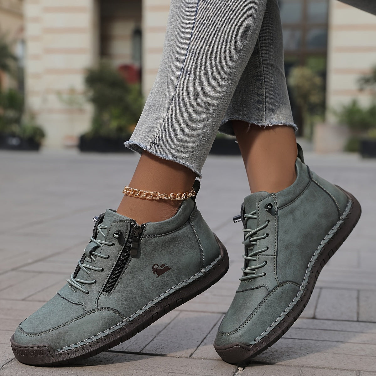 Helena - Zip-Up Orthopaedic Shoes