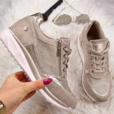Ginette - Zip-Up Orthopaedic Trainers
