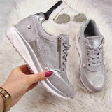 Ginette - Zip-Up Orthopaedic Trainers