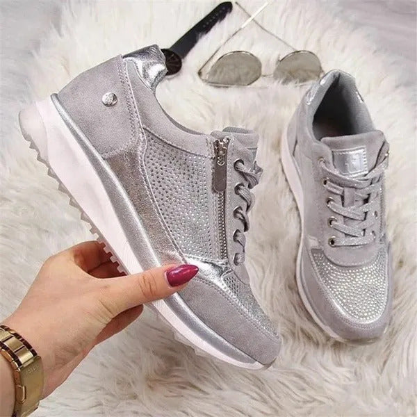 Ginette - Zip-Up Orthopaedic Trainers
