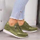 Ginette - Zip-Up Orthopaedic Trainers