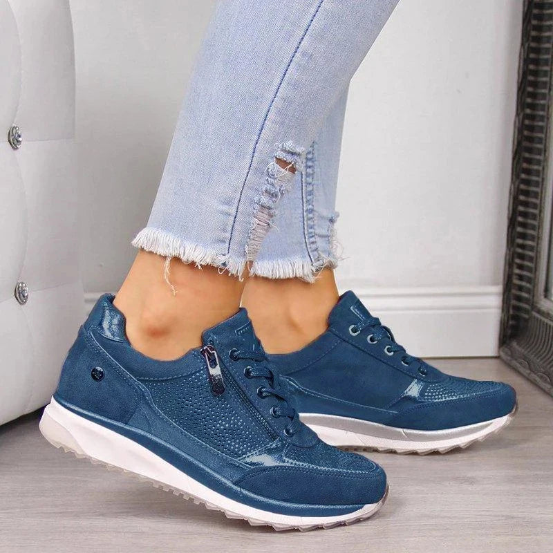 Ginette - Zip-Up Orthopaedic Trainers