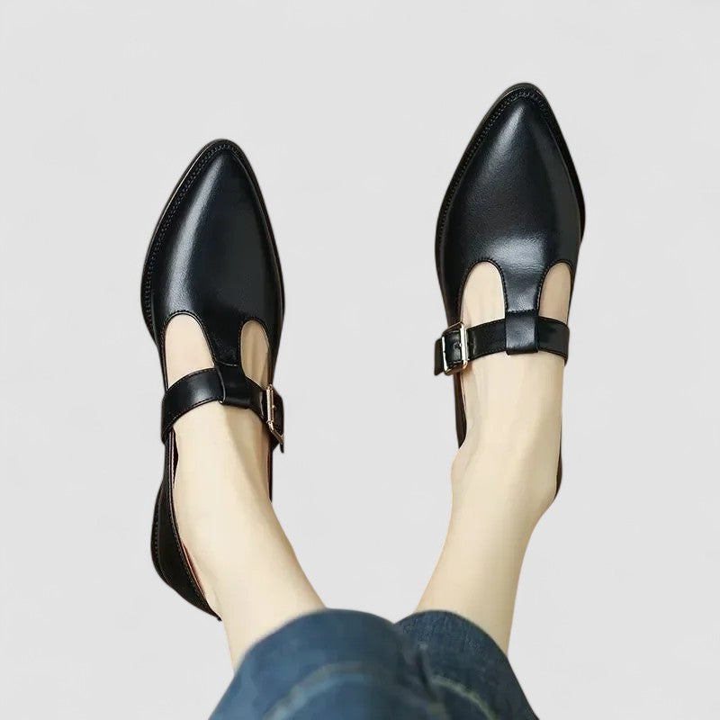 Tessa - Orthopaedic Block Heel Mary Janes