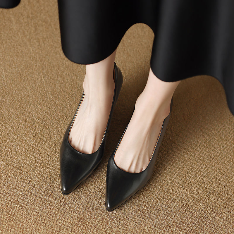 Vera - Block Heel Pumps
