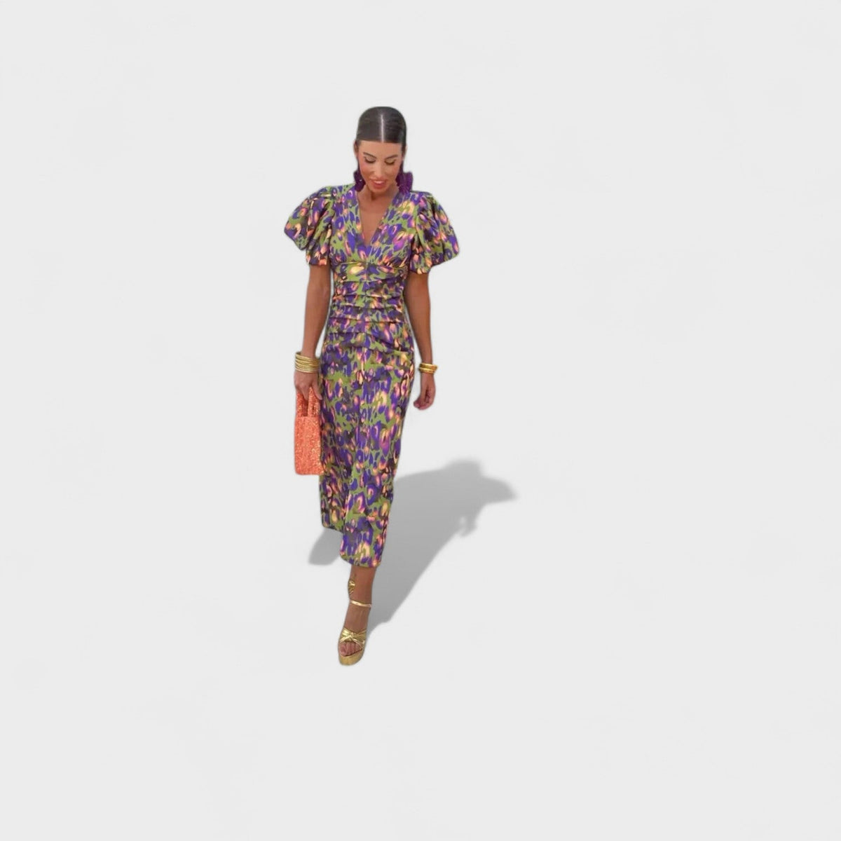 Lily - Tropical Fire Dress