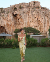 Barbara - Maxi Dress in Satin