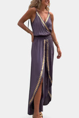 Lorena - Dress Mono with Golden Details