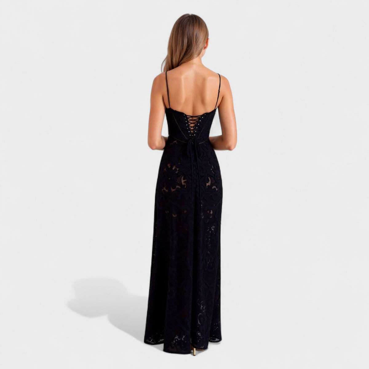 Verona - Maxi dress in floral lace