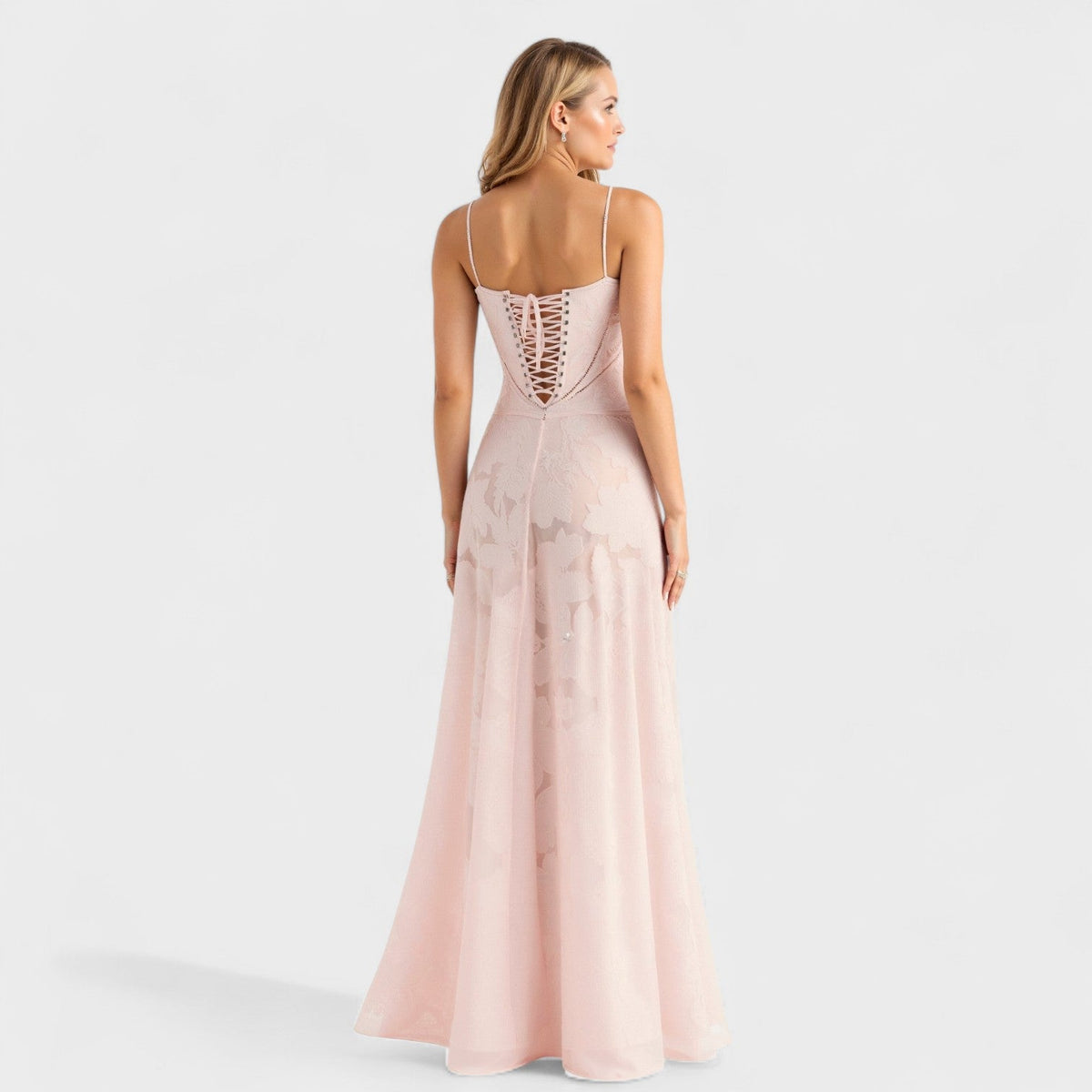 Verona - Maxi dress in floral lace
