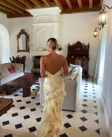 Juliet - Long Dress with Ruffles
