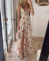 Sonia - Floral Pattern Midi Dress