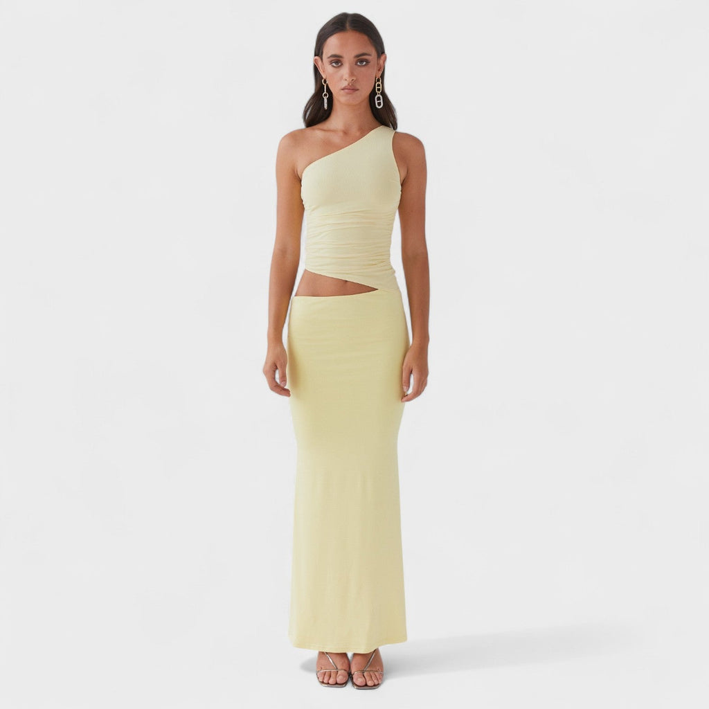 Seranella - Asymmetrical Maxi Dress