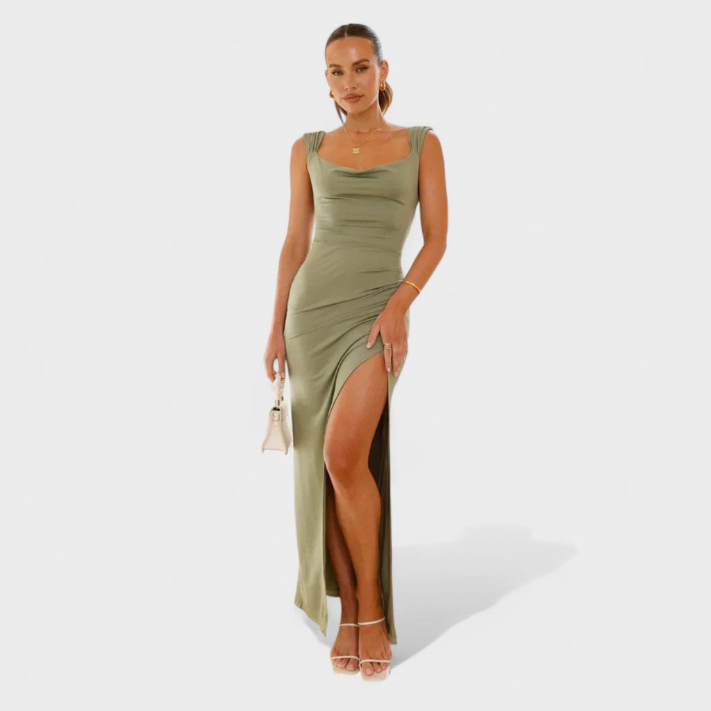 Sarela - Long Dress with Open Back