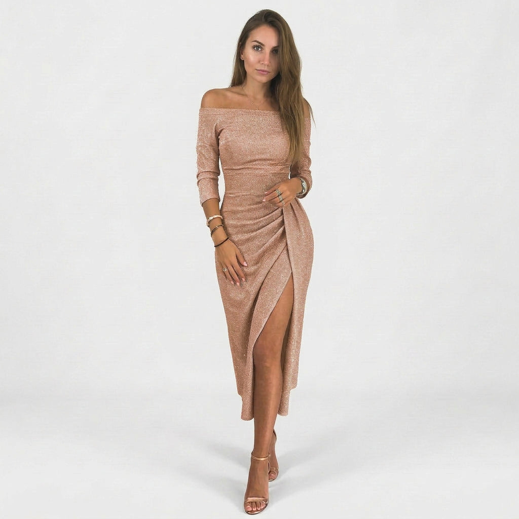 Natalie - Chic Off-Shoulder Dress