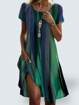 Jamie - Relaxed Boho Dress with Gradient