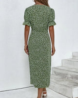 Giselle - Floral V-Neck Dress