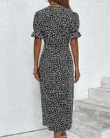 Giselle - Floral V-Neck Dress