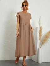 Celine - Midi Dress with Pockets