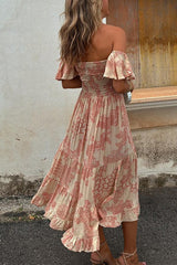 Romy - Off Shoulder Midi Dress