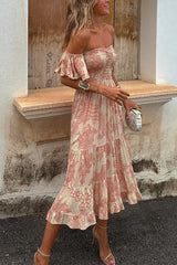 Romy - Off Shoulder Midi Dress