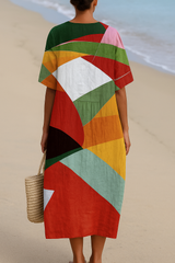 Daniela - Colourful Patchwork Dress
