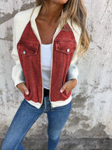 Zoe - Denim Hooded Jacket