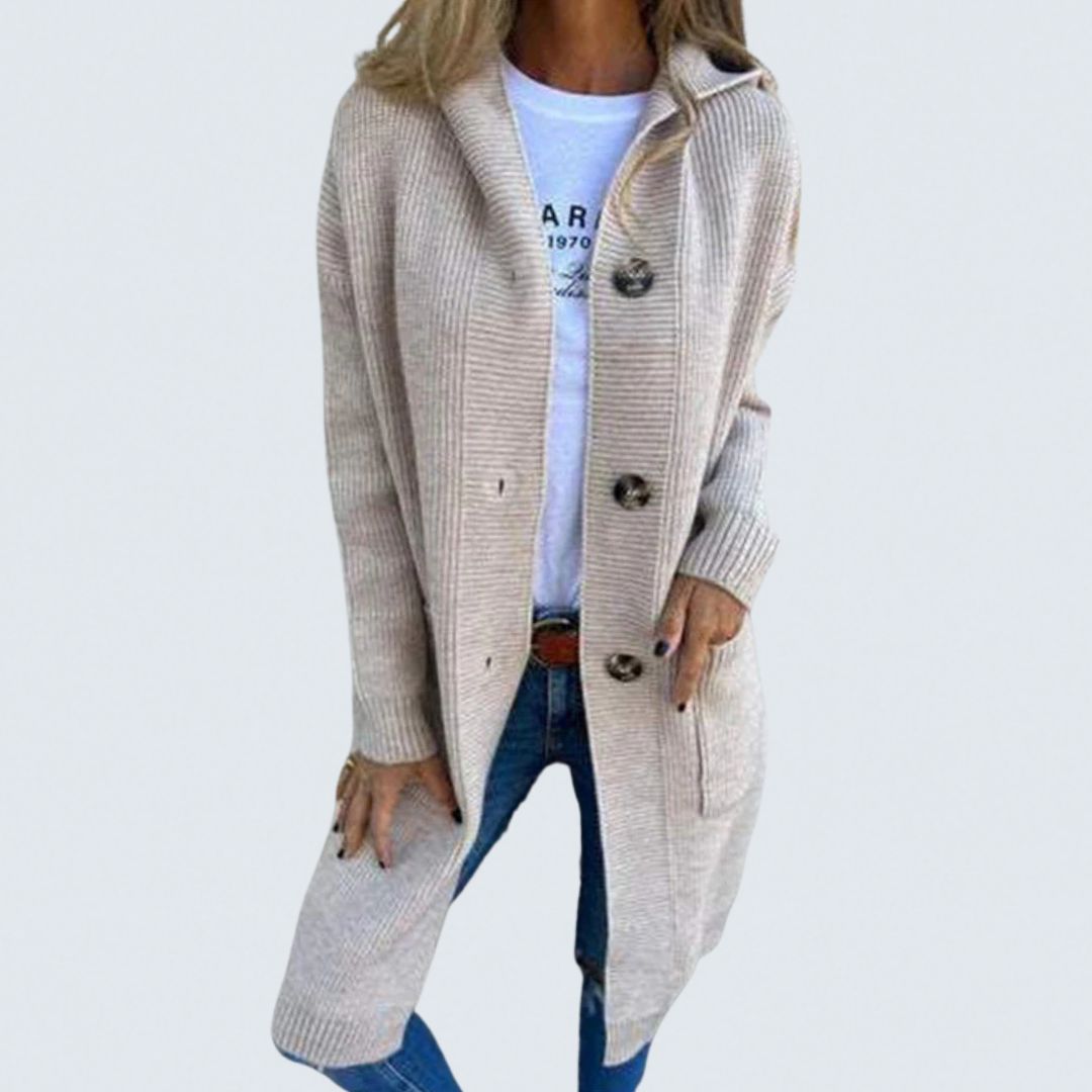 Everlyn - Cosy Hooded Cardigan
