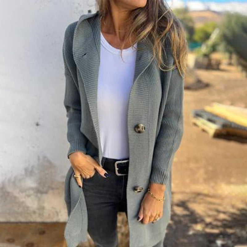 Everlyn - Cosy Hooded Cardigan