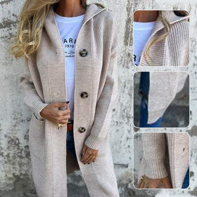 Everlyn - Cosy Hooded Cardigan