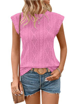 DELICE - Women Lightweight Knit Chic Tee