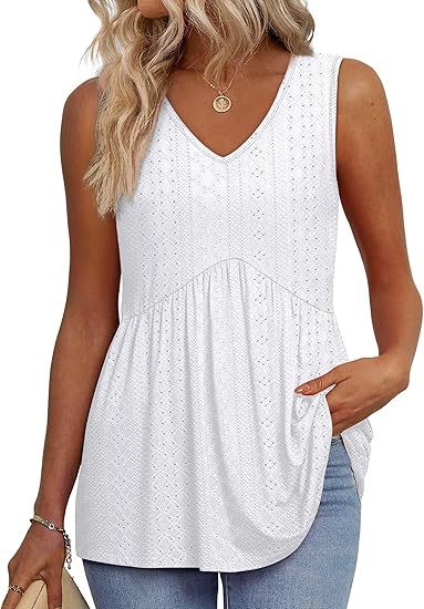 ELIORA - Effortless Flowy Sleeveless Tank Top