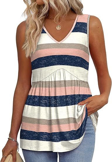 ELIORA - Effortless Flowy Sleeveless Tank Top