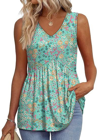 ELIORA - Effortless Flowy Sleeveless Tank Top