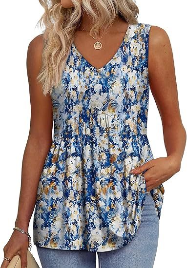 ELIORA - Effortless Flowy Sleeveless Tank Top