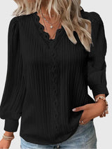 Andrea - Elegant Pullover Blouse