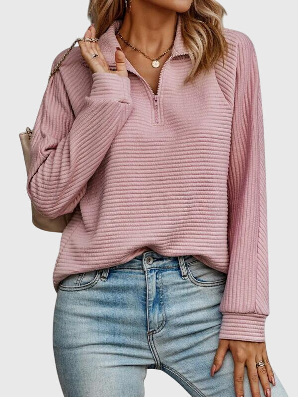 Abigail - Elegant Sweater with Zipper