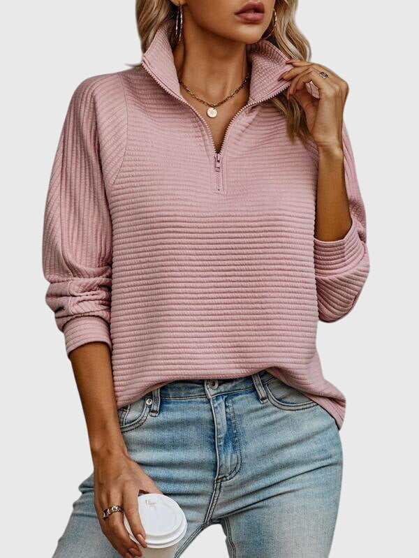 Abigail - Elegant Sweater with Zipper