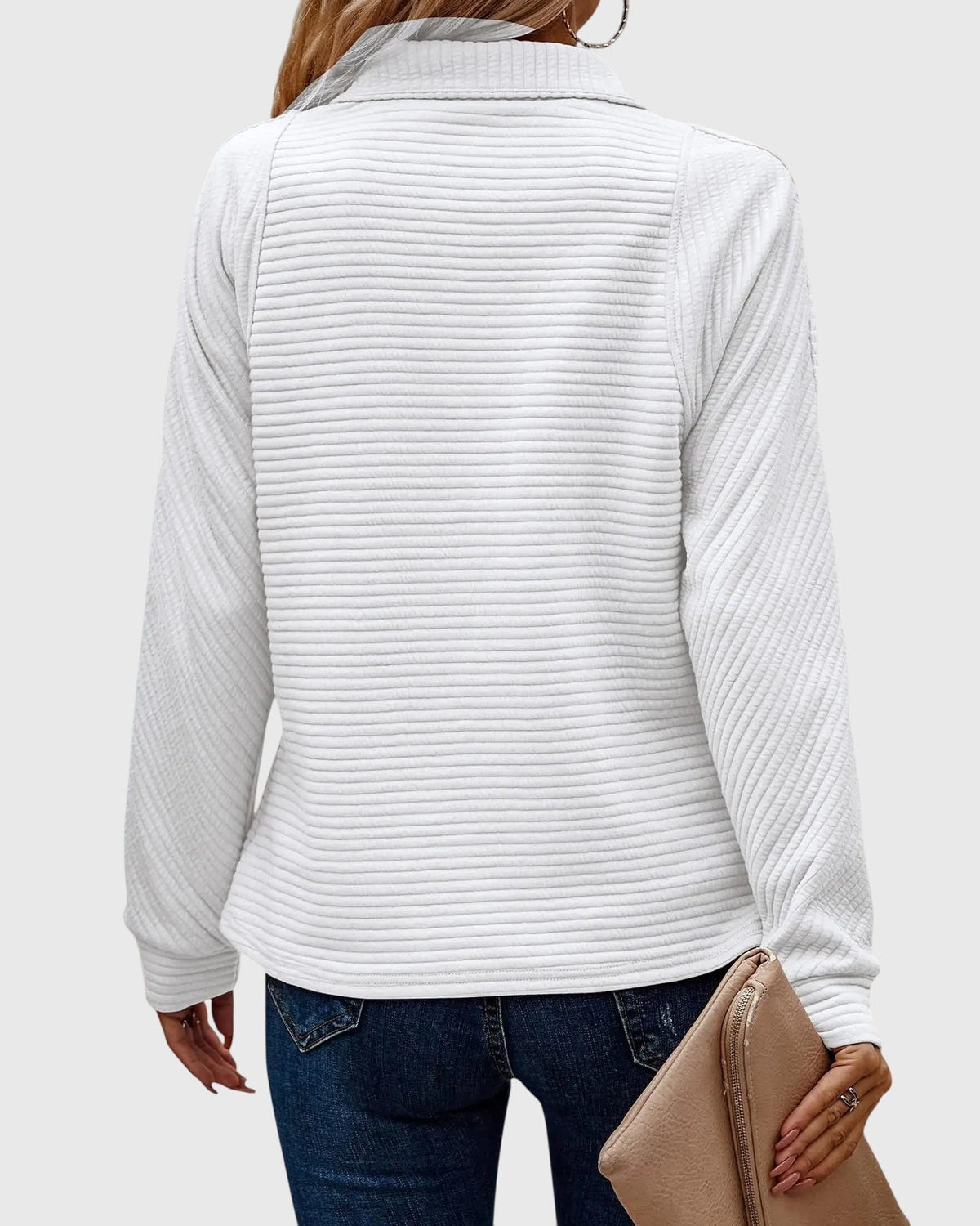 Abigail - Elegant Sweater with Zipper